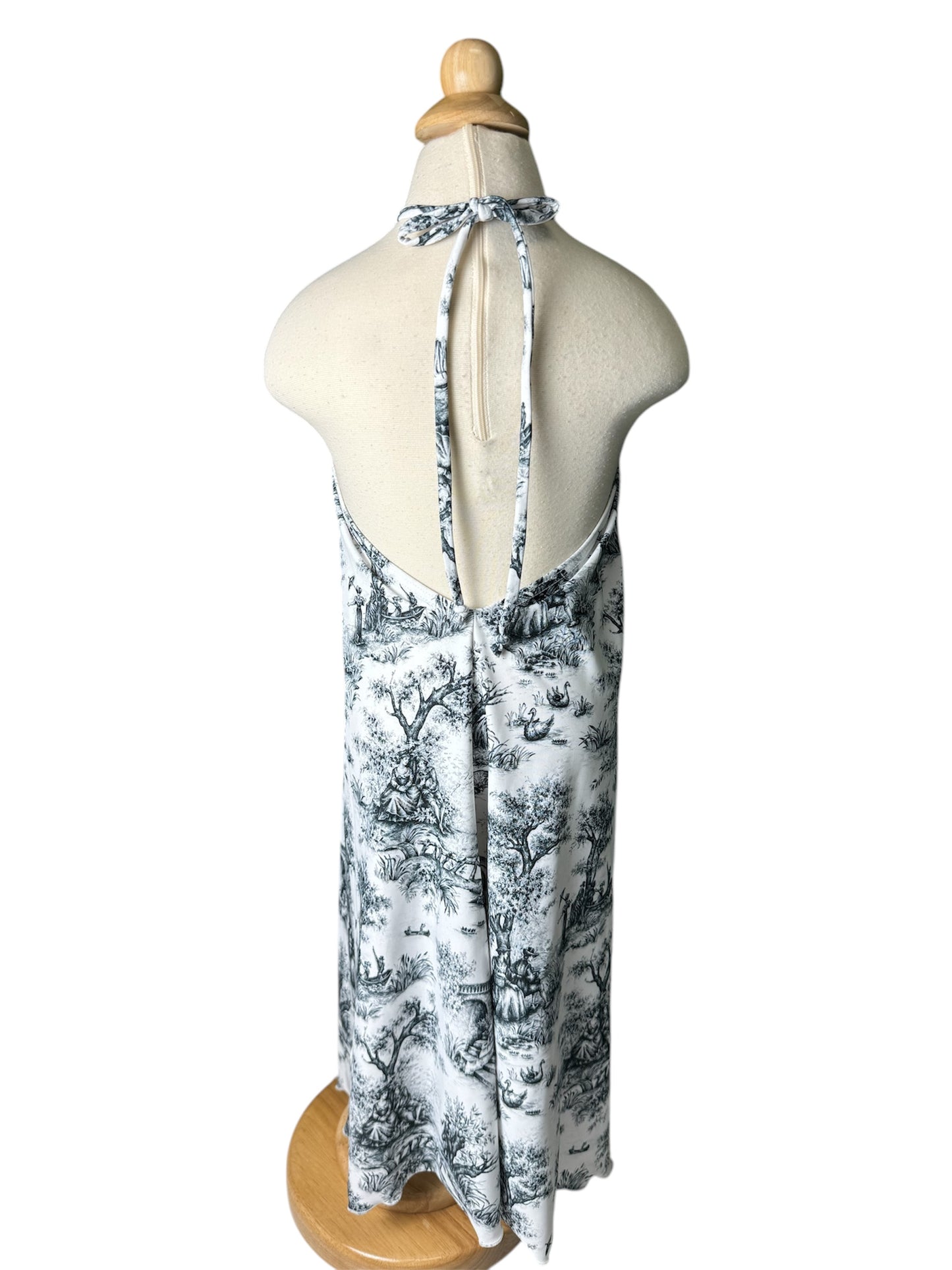 Black Toile Maxi Dress