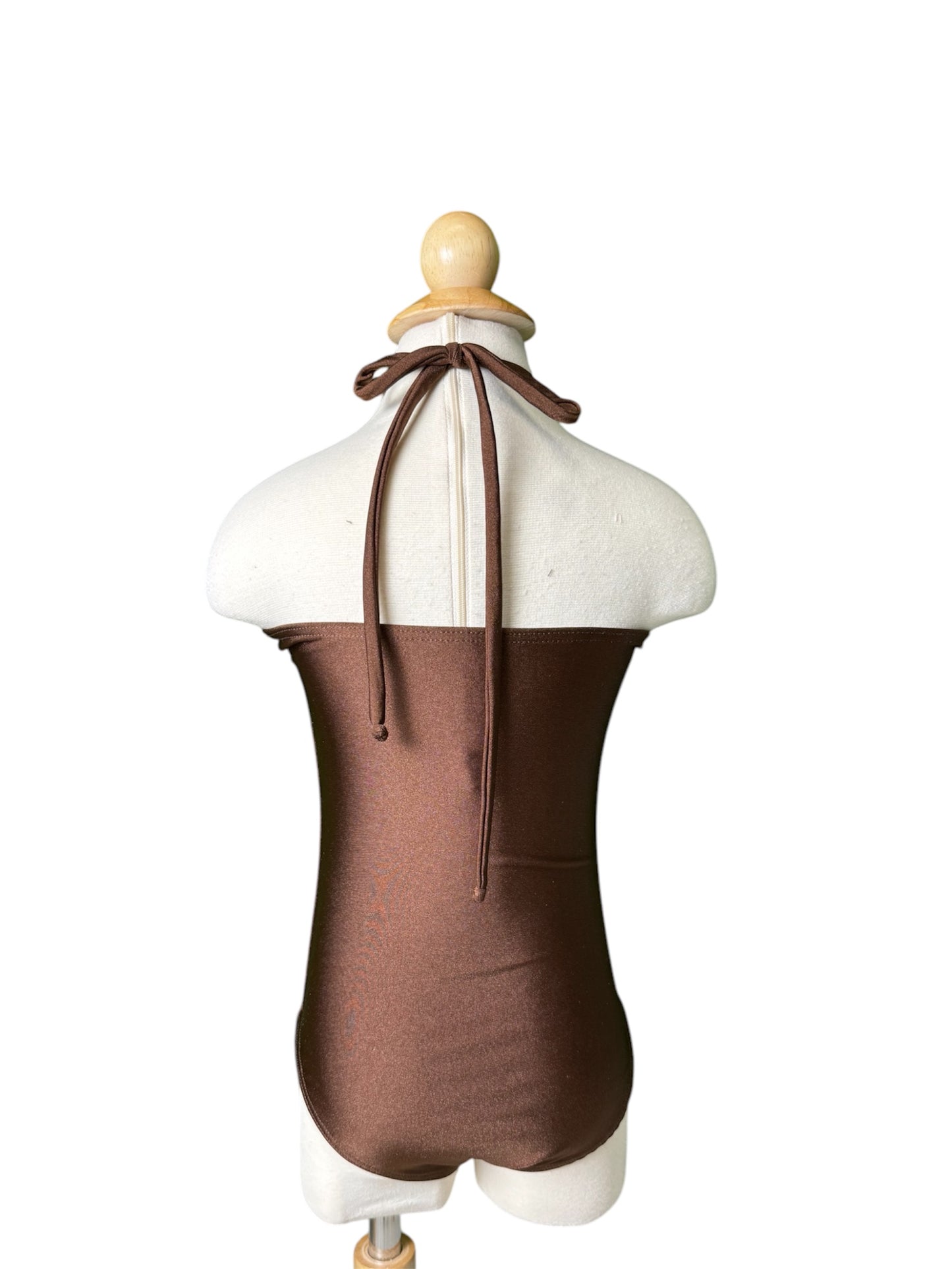 Rosette Halter One Piece Swimwear