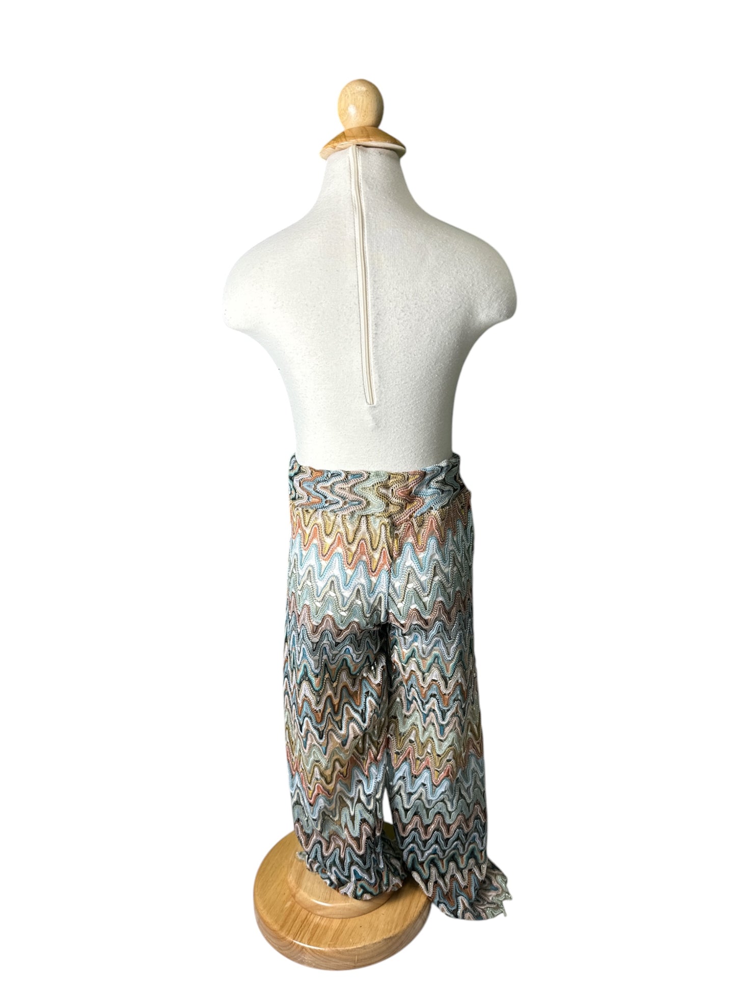 Sahara Chevron Zigzag Hem Beach Pants