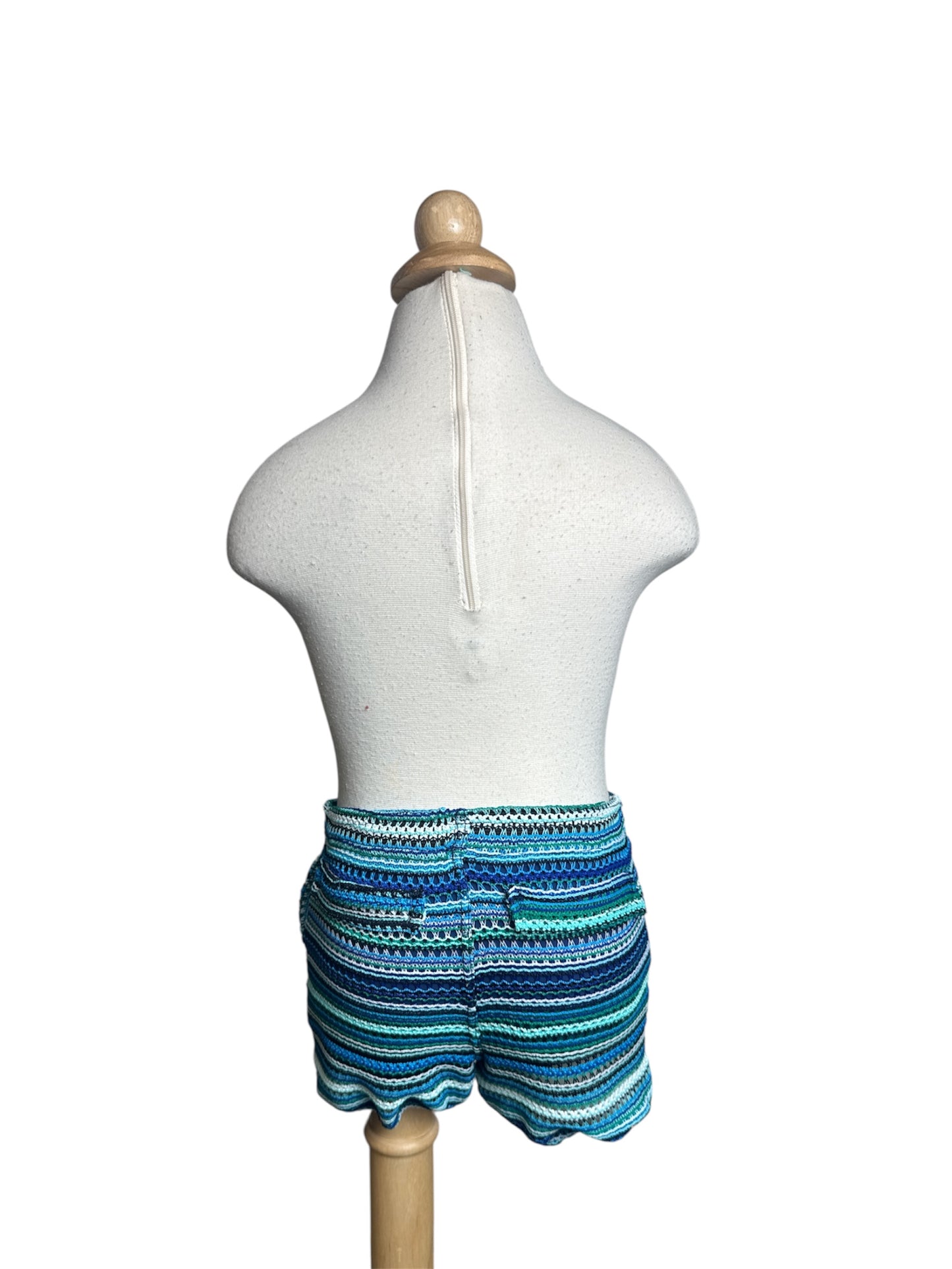 Blue Stripes Knit Board Swim