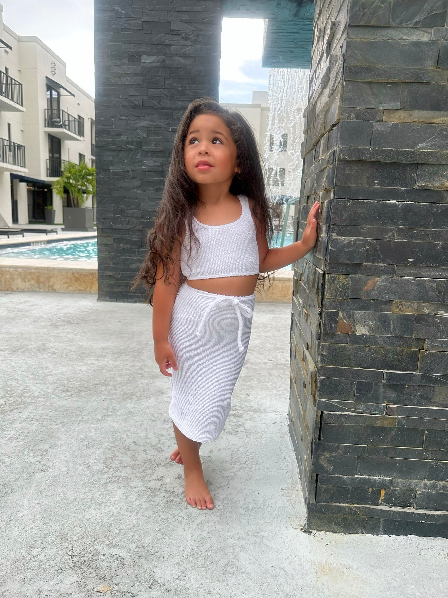 Baby Crinkle Maxi Resort Skirt