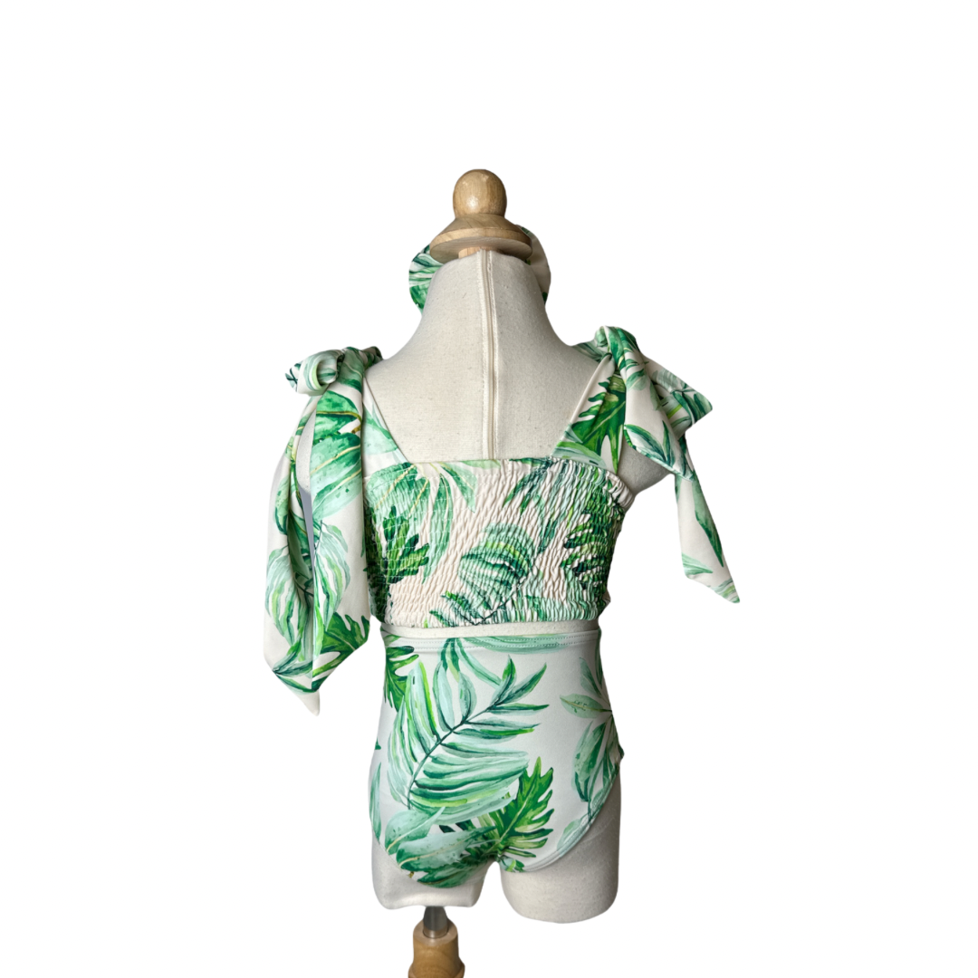 Tropic Two Piece Smocked Bandeau Swimwear