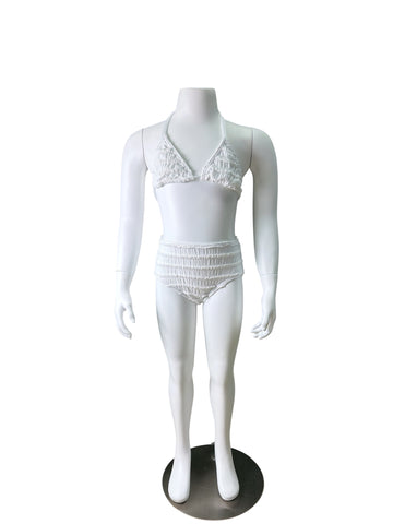 Texture Classic Triangle High Waist Swimwear