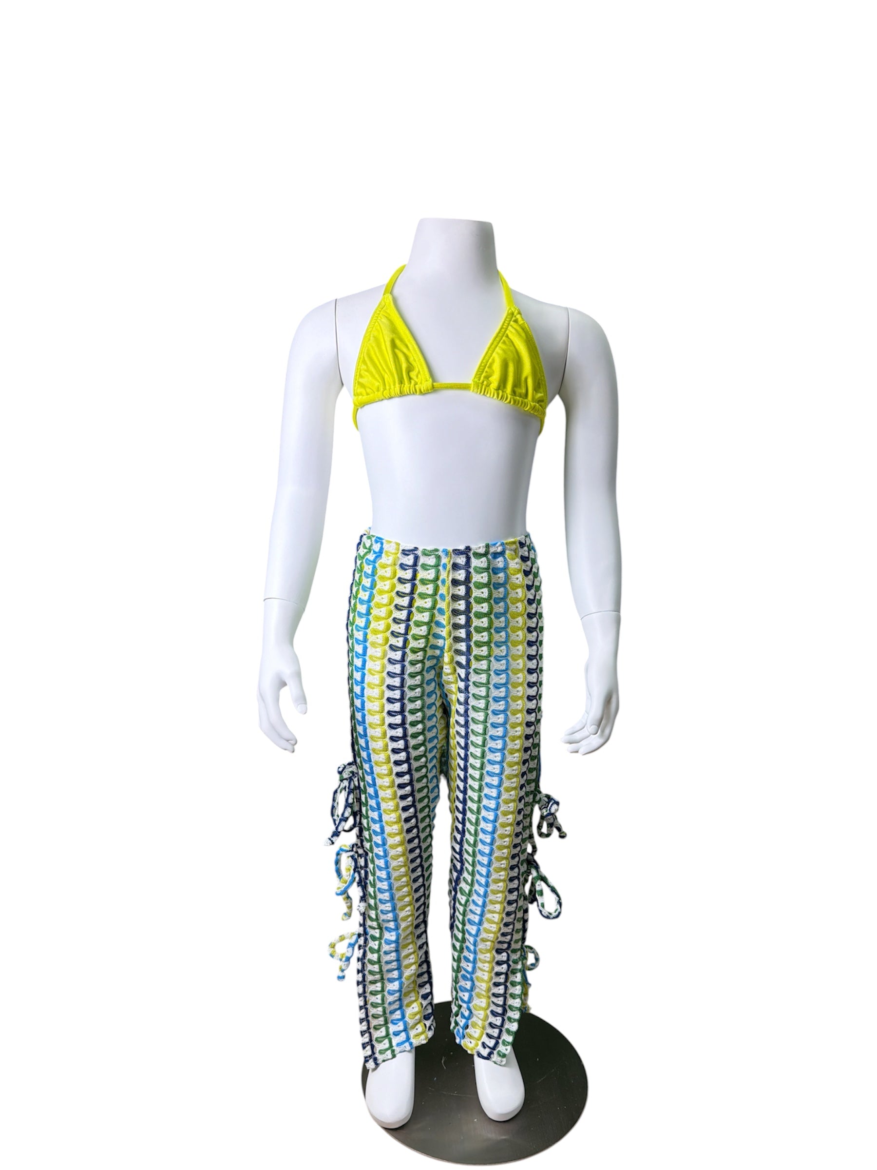 Knit Beach Open Hem Pants Resort Wear