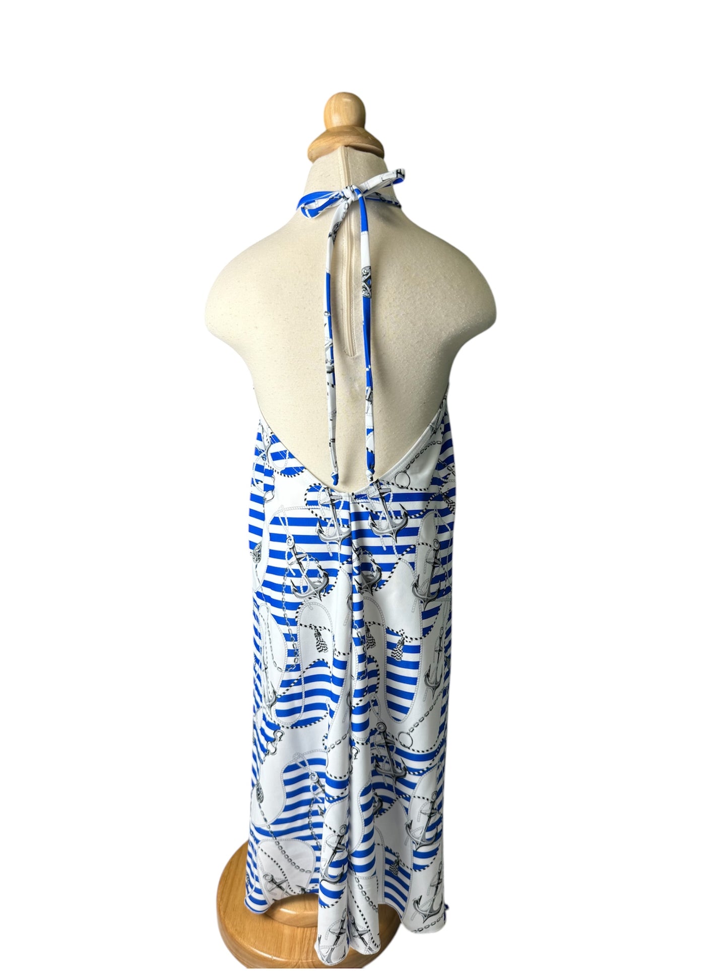 Blue Anchor Dress