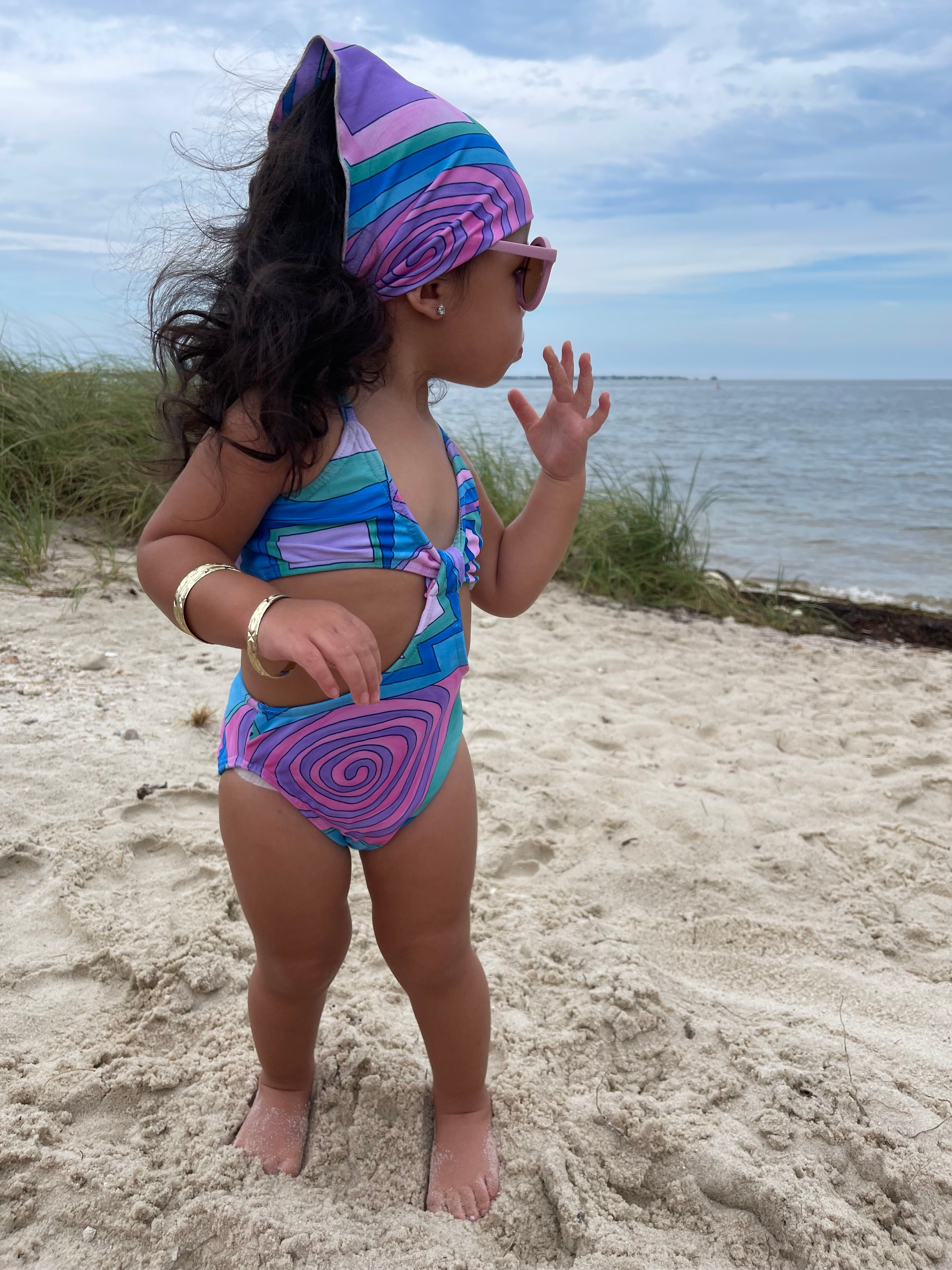 One Piece Cut Out Swimwear