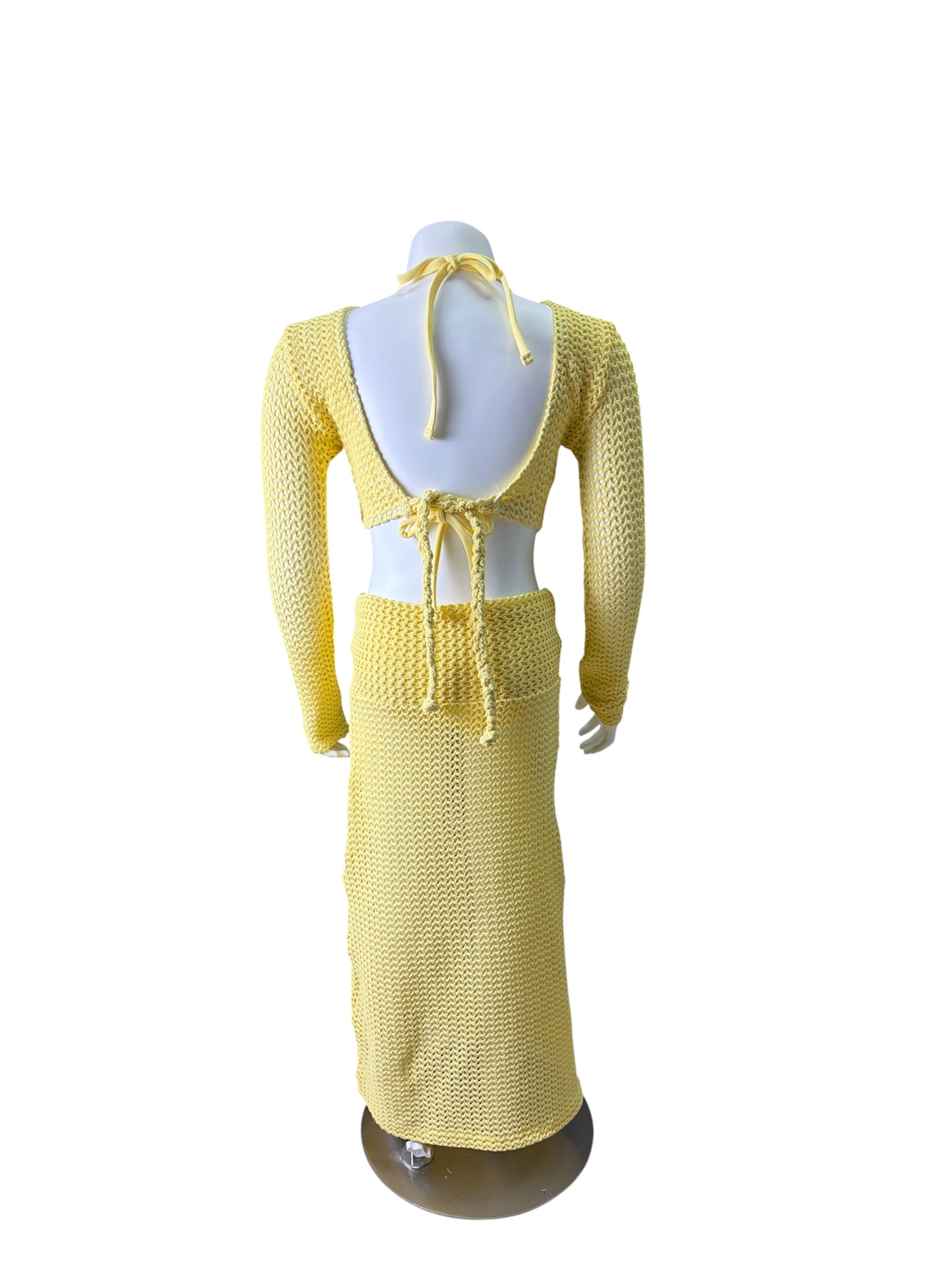 Knit Long Sleeve + Skirt Resort Set