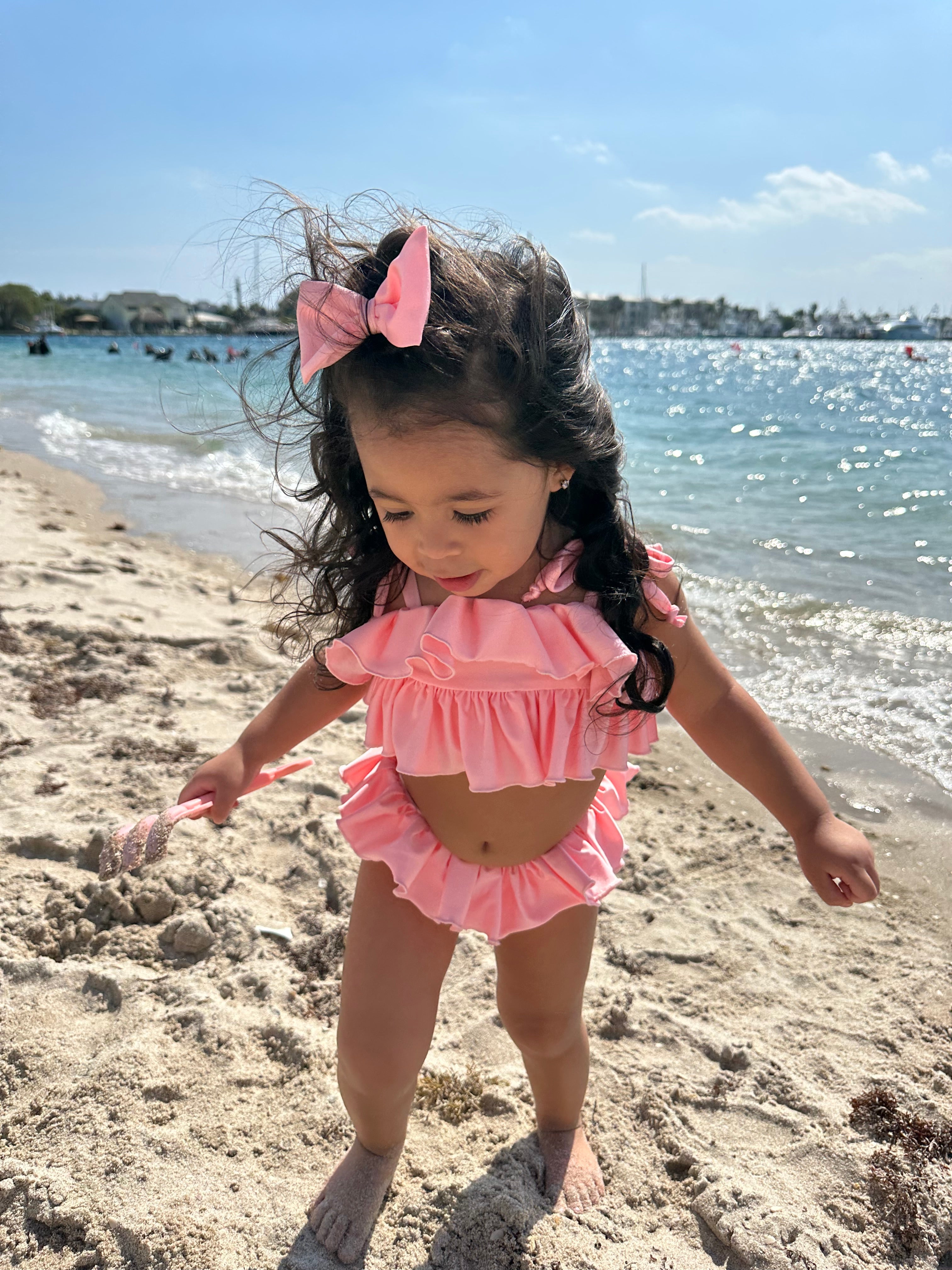Lola Ruffle Bandeau Bikini Swimwear
