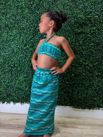 Chevon Bandeau Tie Resort Set
