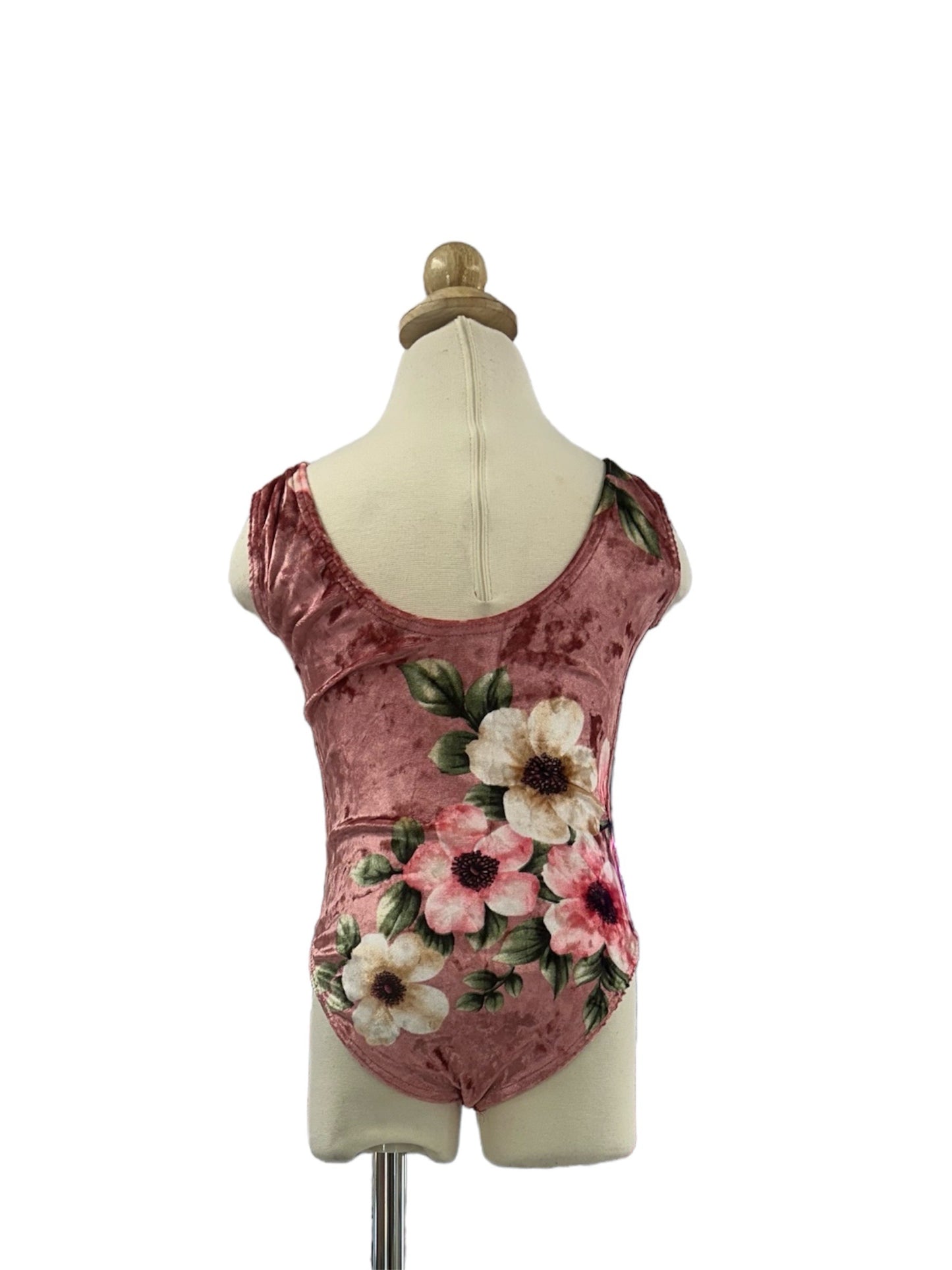 Velvet Rosette One Piece Cut Out Swimwear