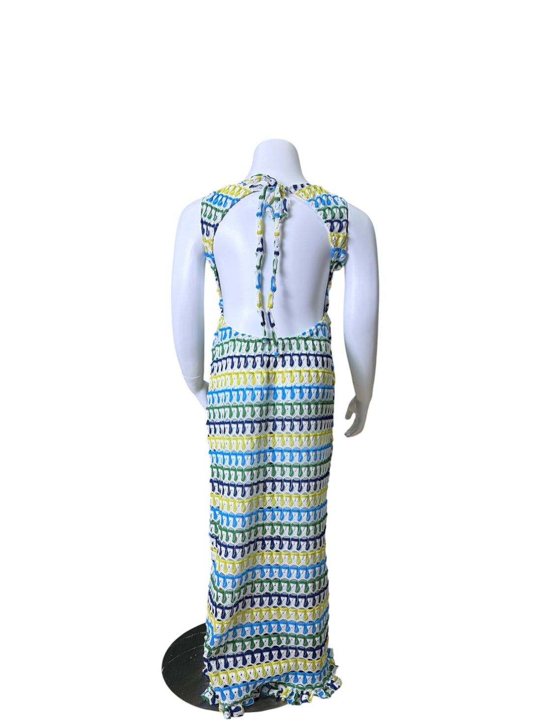 Halter Long Dress Open Back