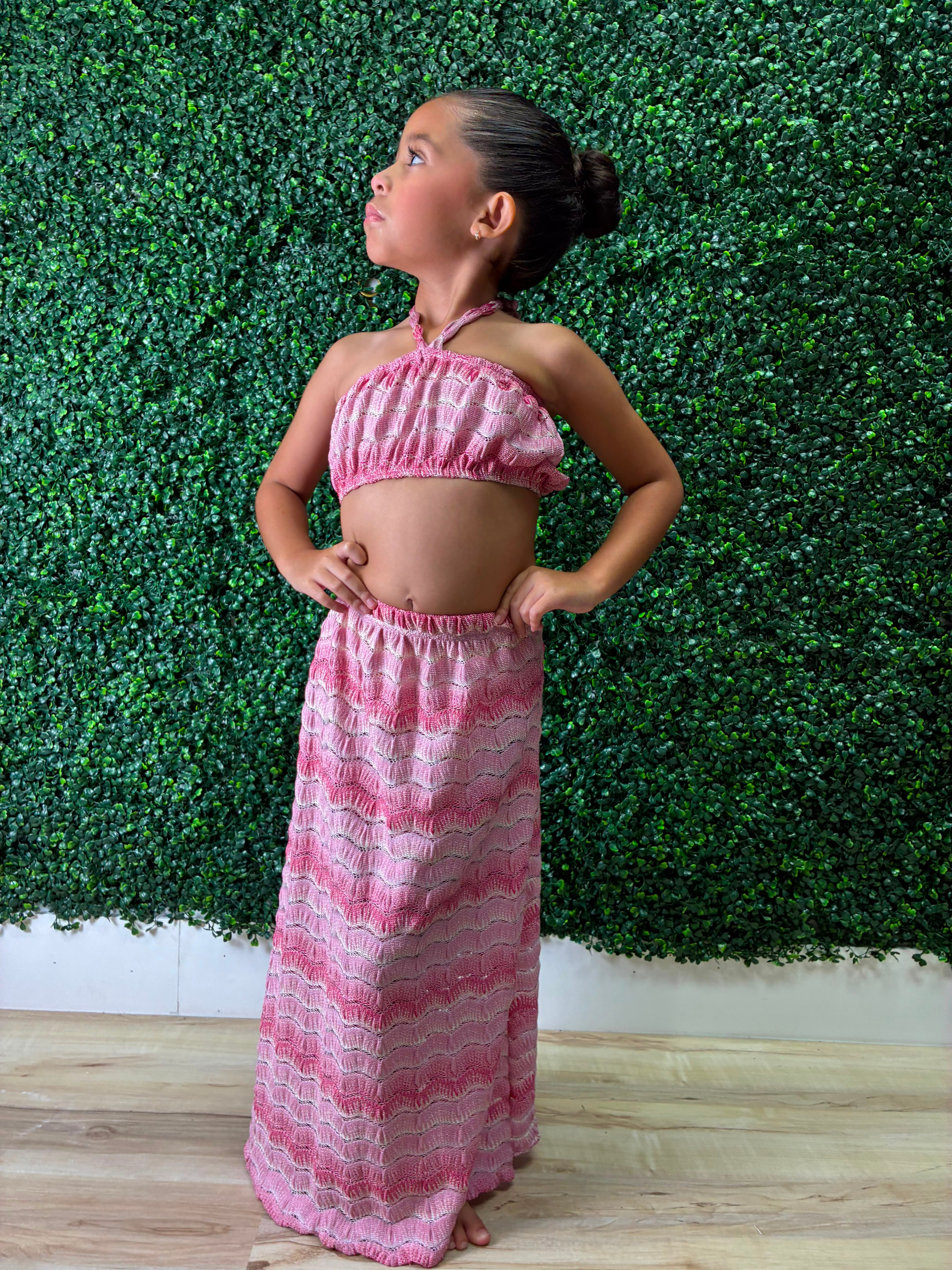 Chevon Bandeau Tie Resort Set