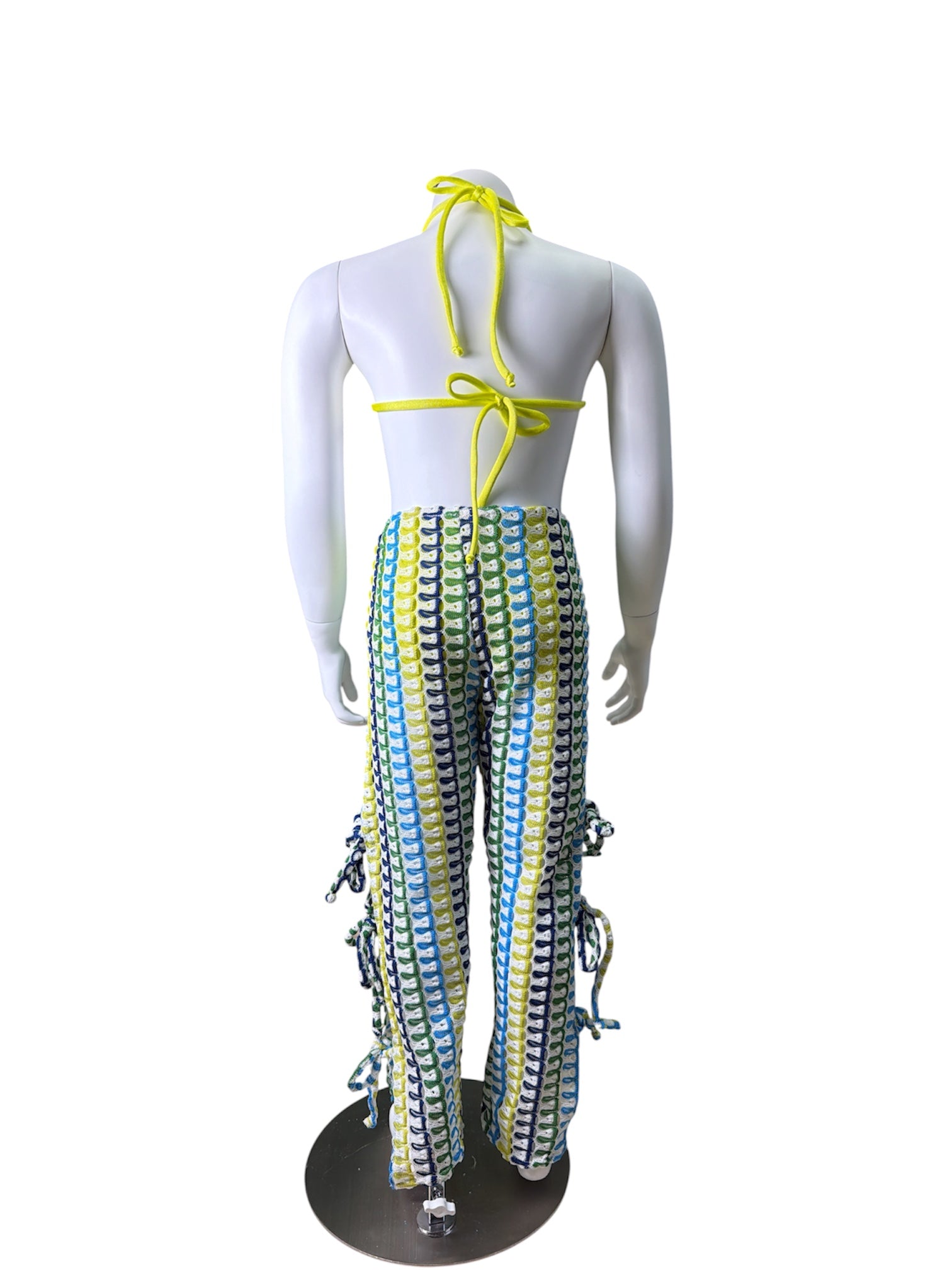 Knit Beach Open Hem Pants Resort Wear