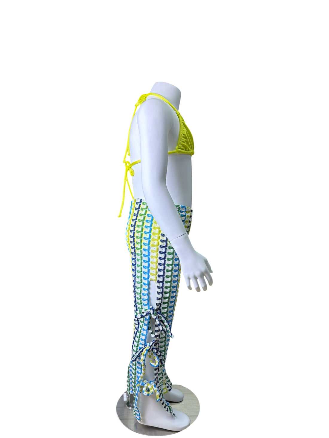 Knit Beach Open Hem Pants Resort Wear