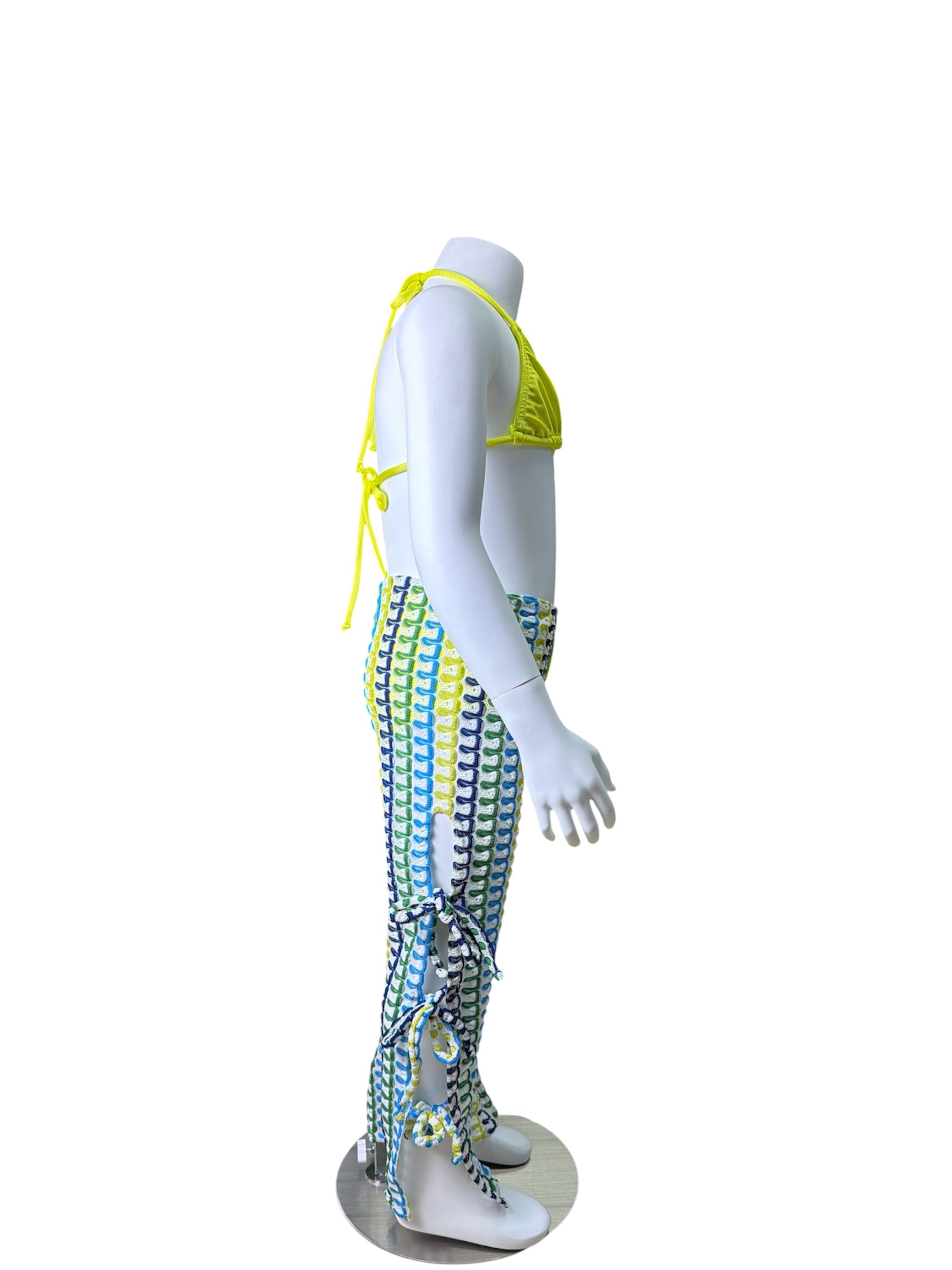 Knit Beach Open Hem Pants Resort Wear