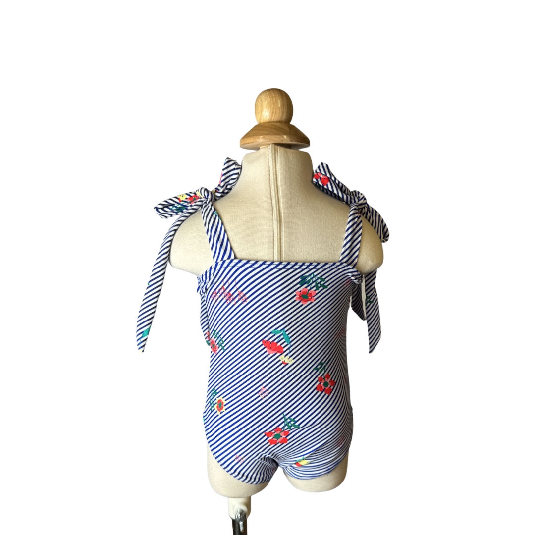 Floral Bandeau One Piece Swimwear