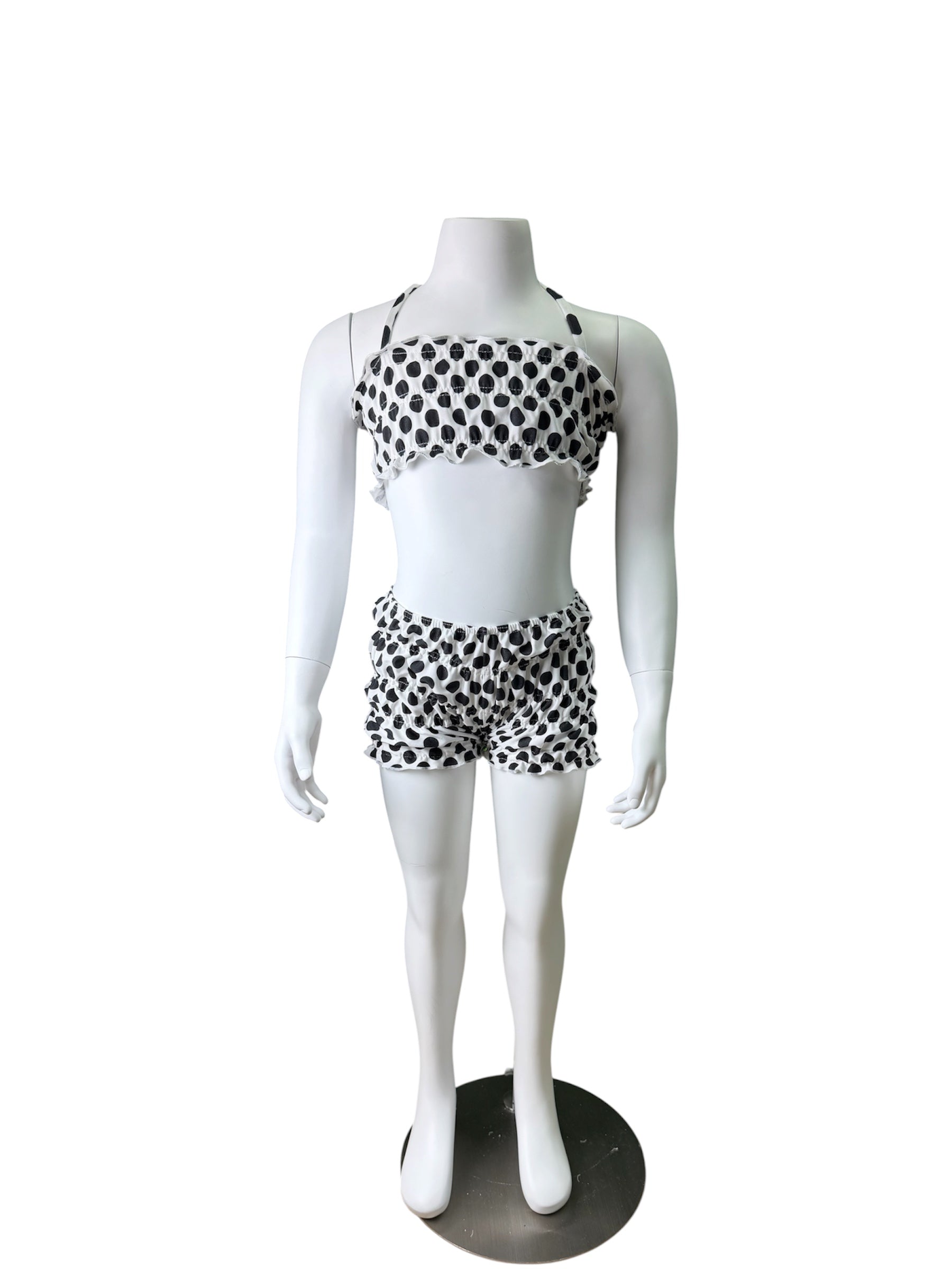 Polka Dot Halter Bubble Resort Set