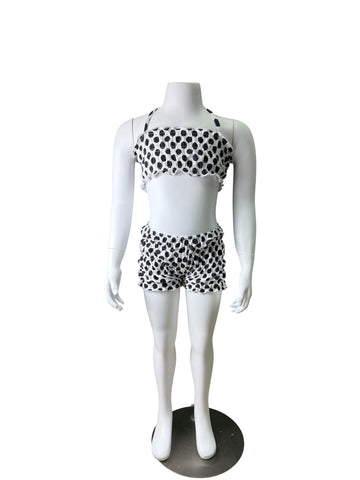 Polka Dot Halter Bubble Resort Set
