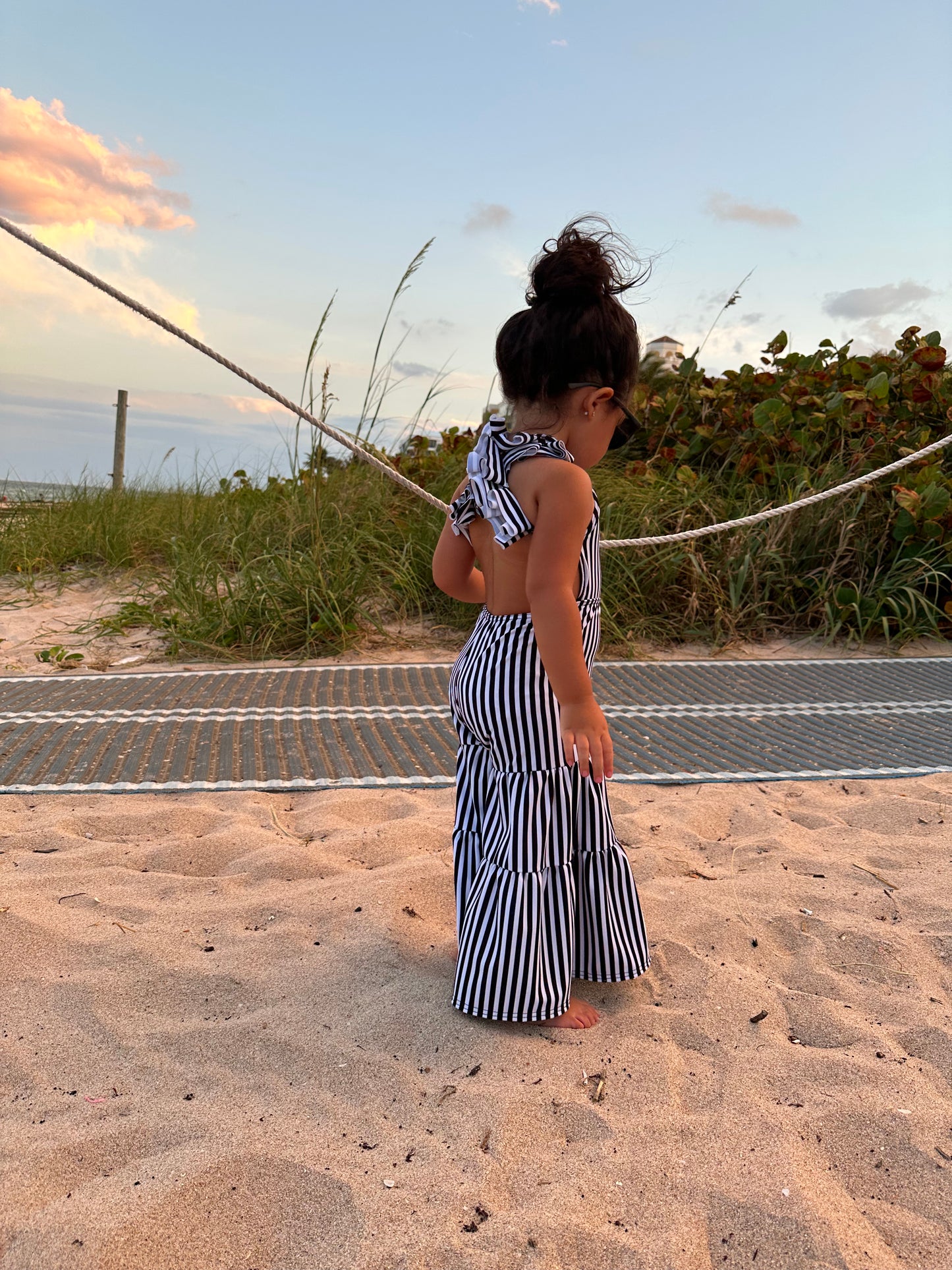 Black & White Resort Wear Romper